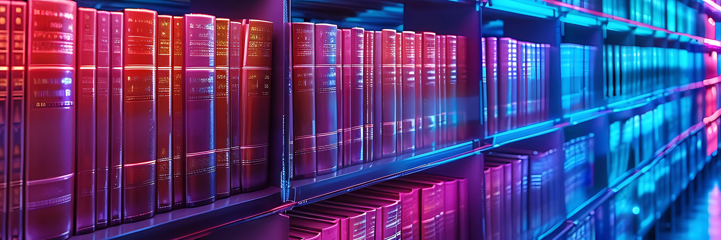 many legal books on book shelves