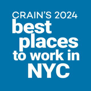 Crain's 2024 best place to work in NYC logo