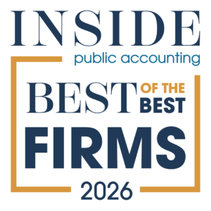 Inside Public Accounting best of the best firms 2025 logo
